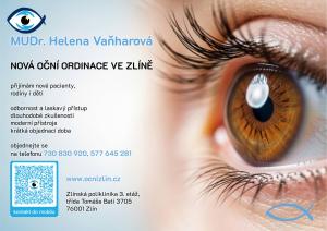 oční klinika - leták